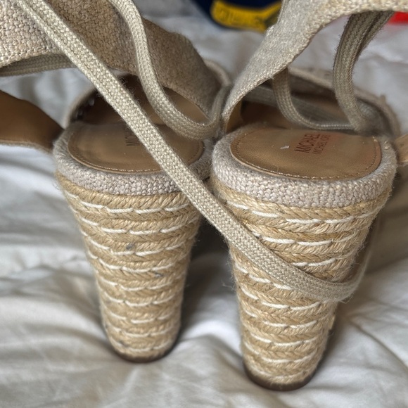 Michael Kors Tan Espadrille Wedges - Picture 3 of 4